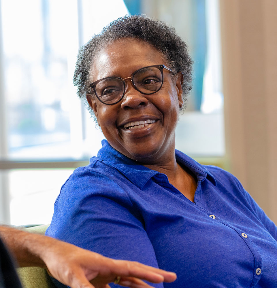 lorrie with sharma discussing pathology